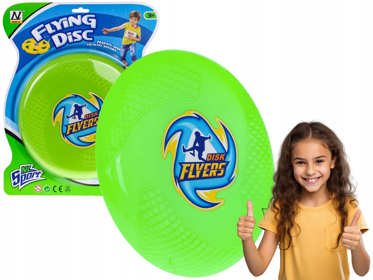DYSK DO RZUCANIA rodzinna zabawka sportowa LATAJĄCY KRĄŻEK talerz