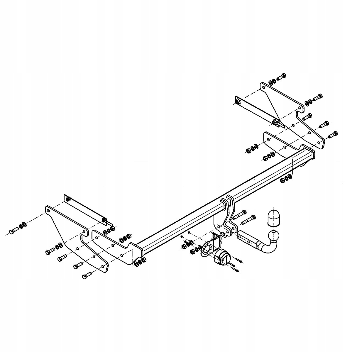 Hak holowniczy Renault Espace V 5 VAN 15-21 MODUŁ WIĄZKA 13 PIN GRATIS Nowy Producent Steinhof
