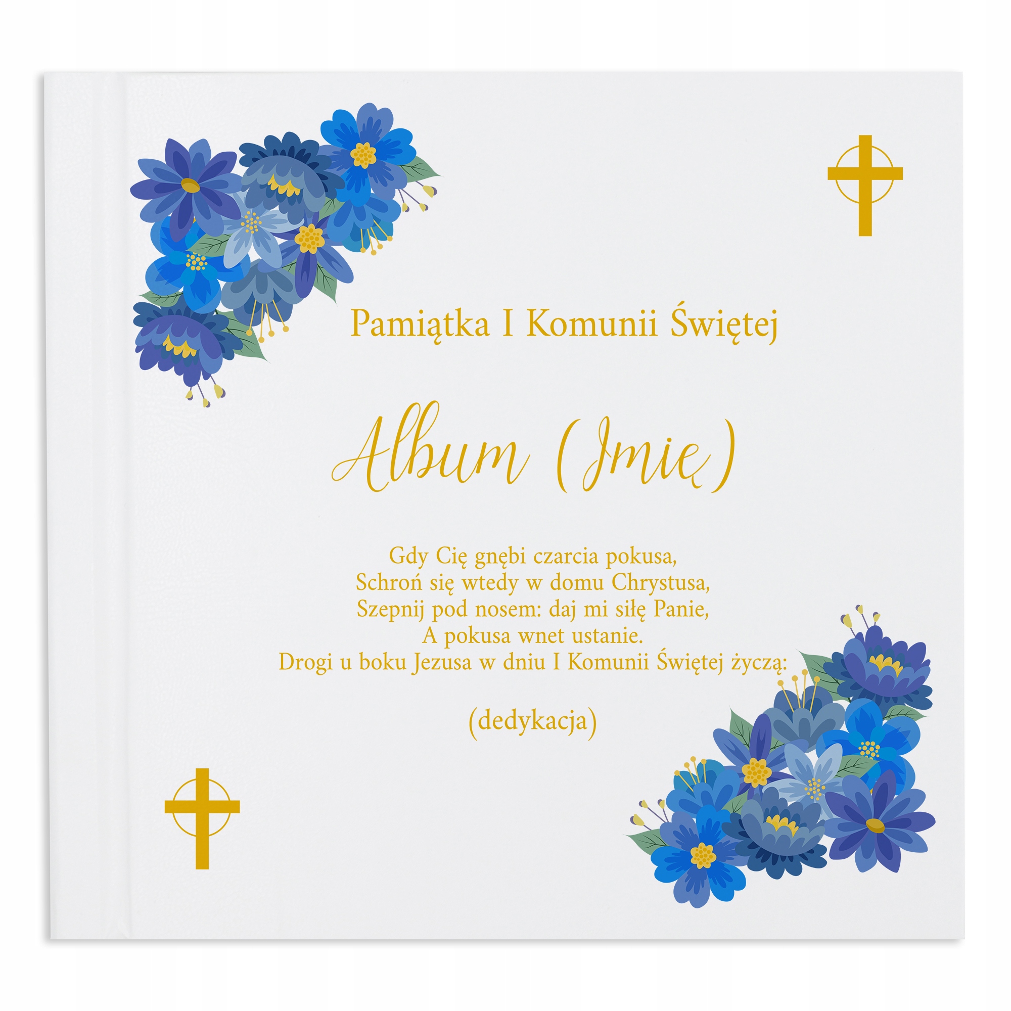 Album na vlepované fotografie Modrý Suvenýr A Svaté Přijímání Jméno
