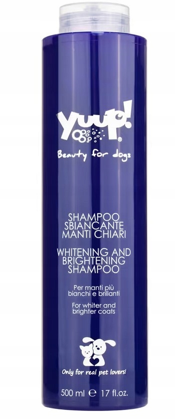 Yuup! Home, rozjaśniający szampon dla białych psów, maltańczyk 500ml