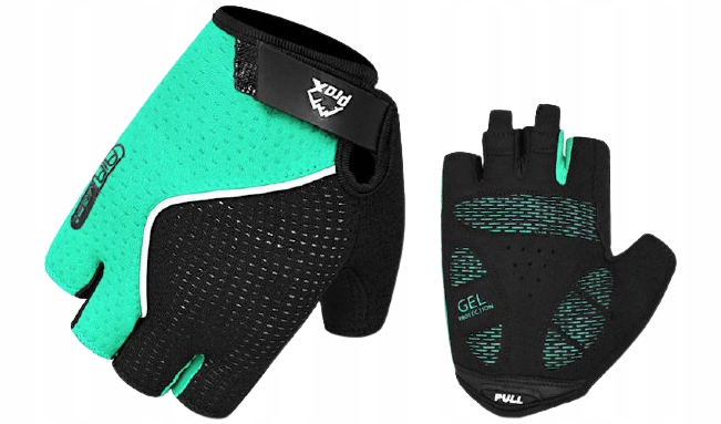 Dziecięce rękawiczki rowerowe Prox Kids Ultimate XXS/6 Gel Air Miętowe
