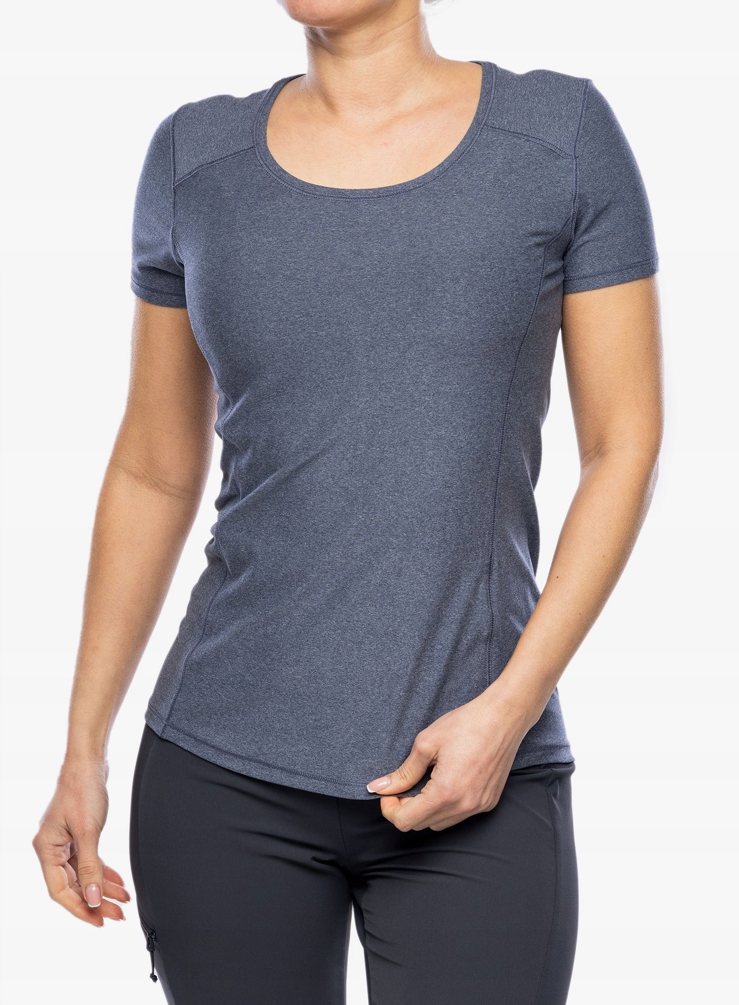 Dámské rychleschnoucí tričko Royal Robbins Amp Lite Ss navy htr S
