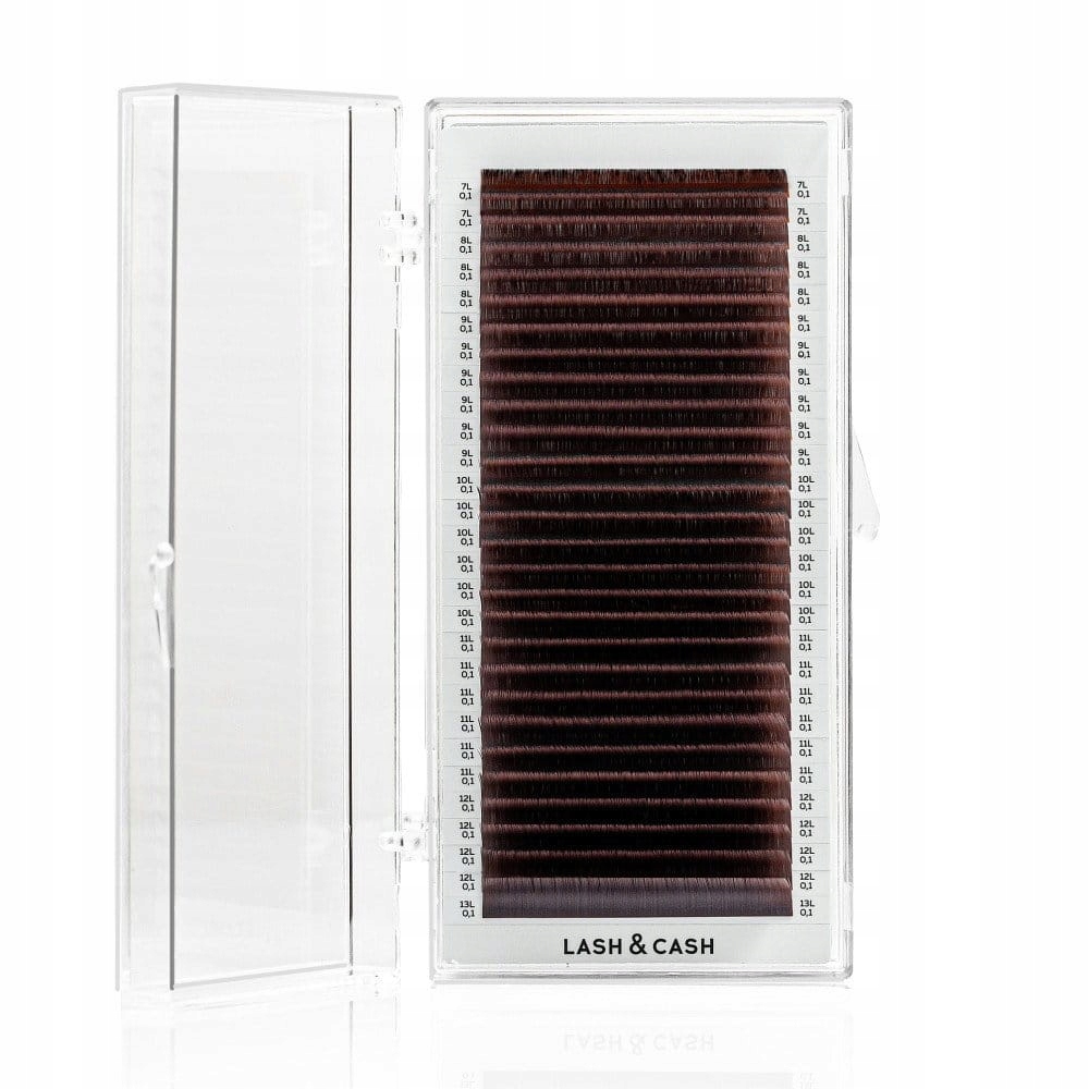 Rzęsy Sculptor Lash&cash L 0,10 MI-13 Velvet Brown 28pasków