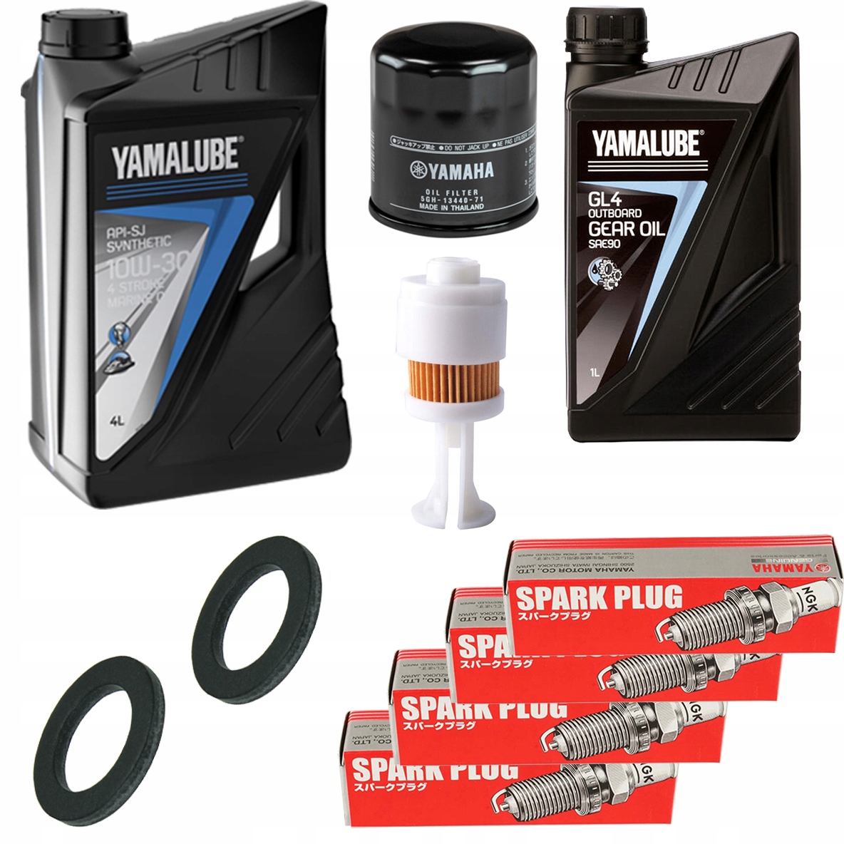 F150A zestaw serwisowy Yamaha Yamalube 10W30 filtr