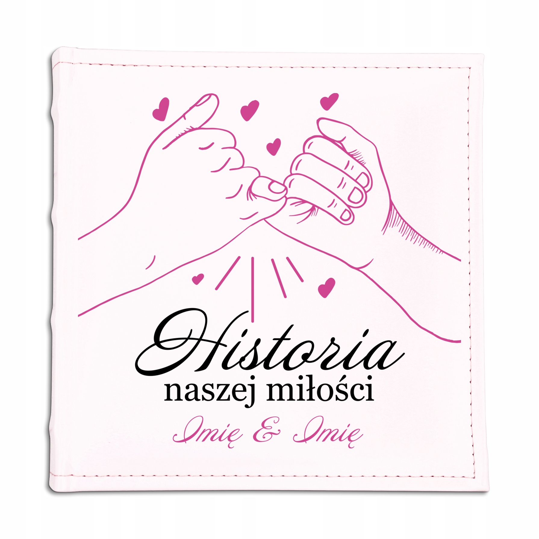 Kožený album Dárek pro pár Hyostria naší lásky Jméno a příjmení Perso