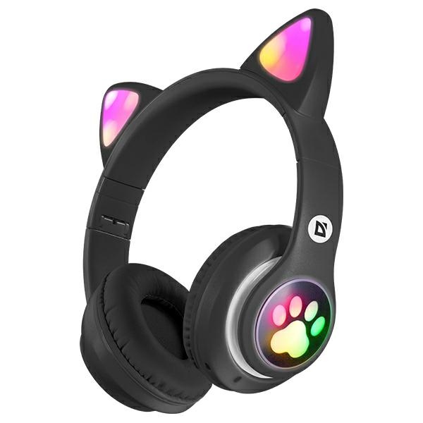 Słuchawki Defender Bluetooth Freemotion B585 Led czarne