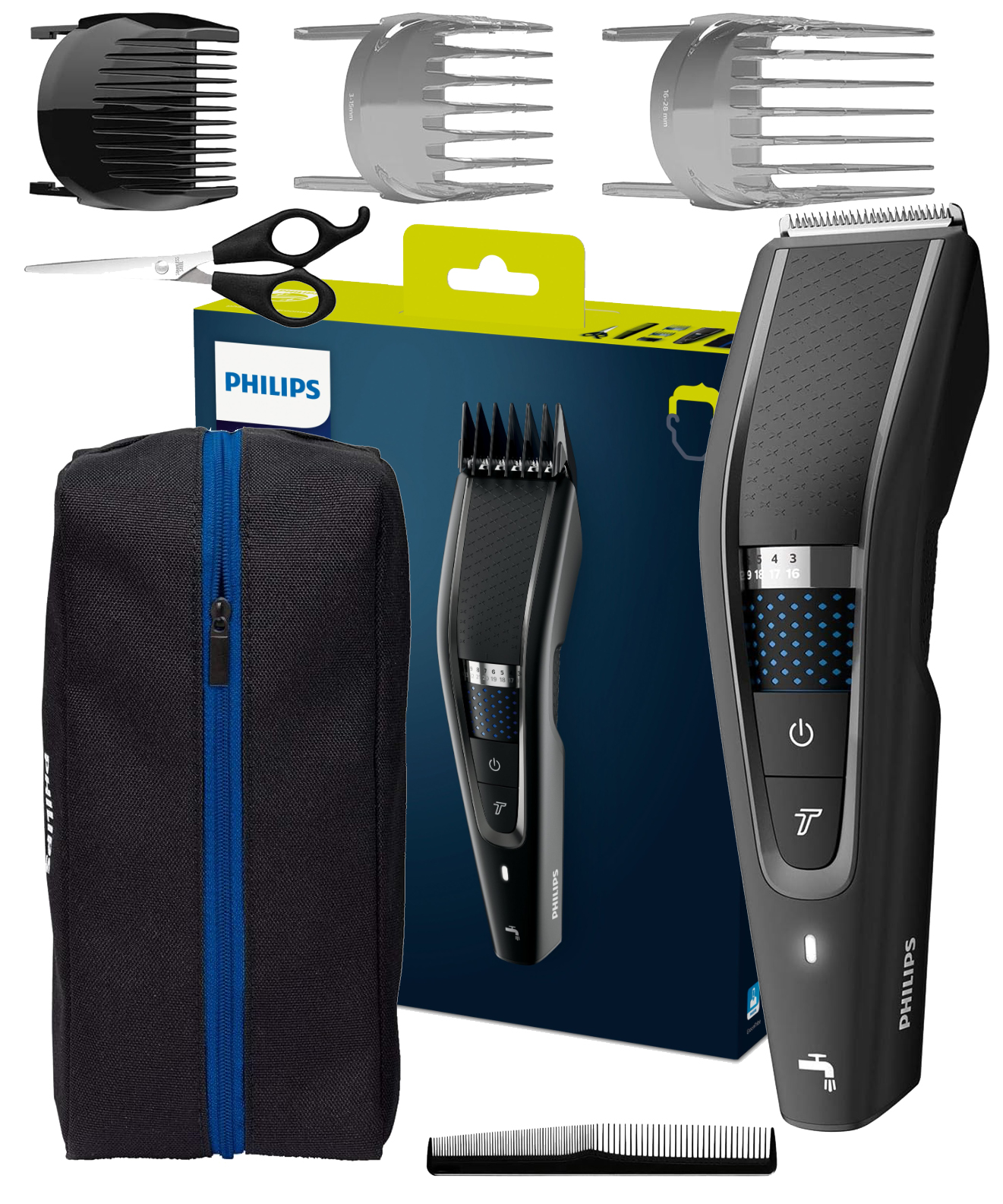 Bezdrôtový Zastrihávač Vlasov Philips HC5632/15 5000 Puzdro