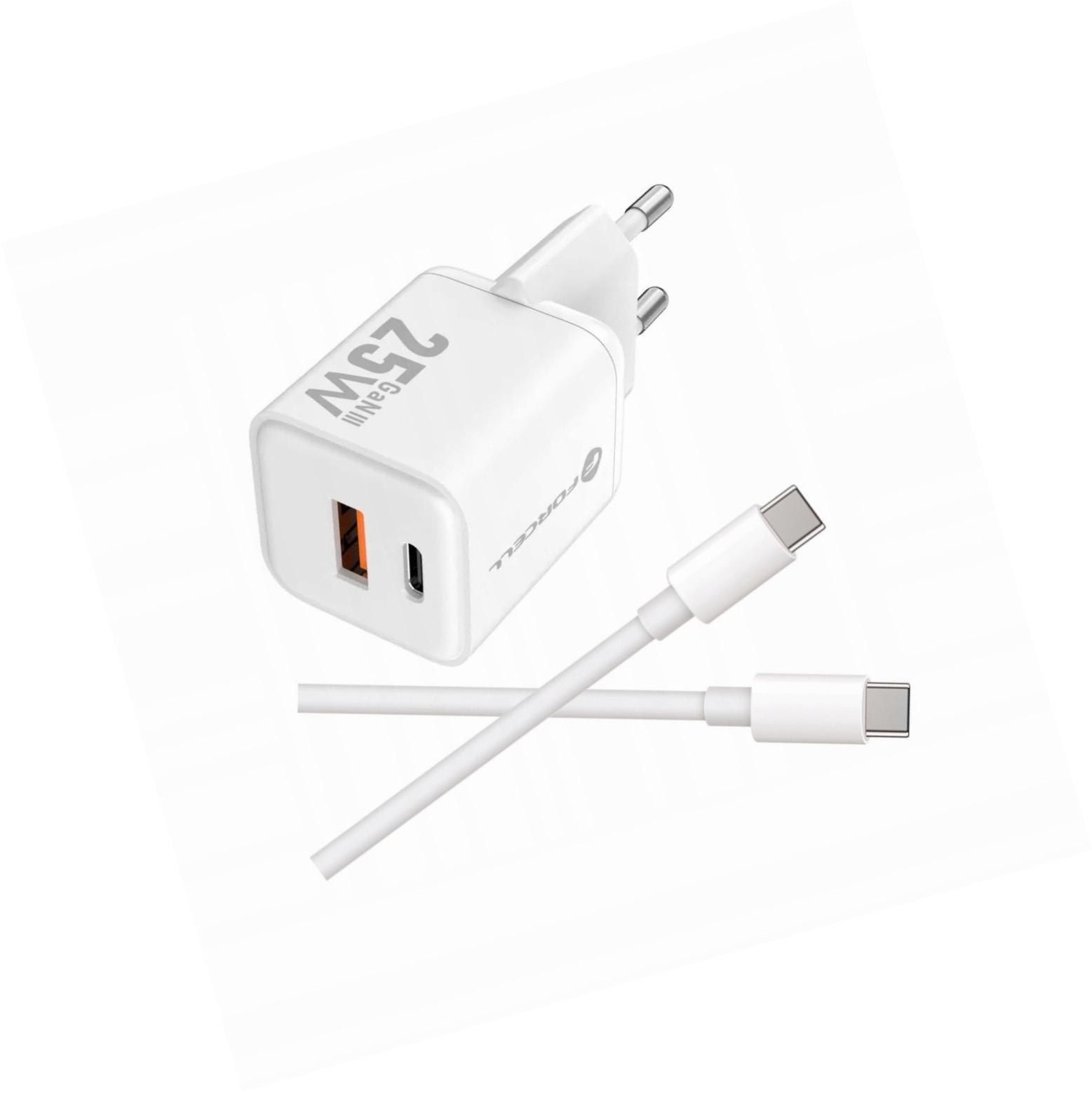 Szybka ładowarka Gan 25W 2 porty z kablem Usb-c do Google Pixel 8a