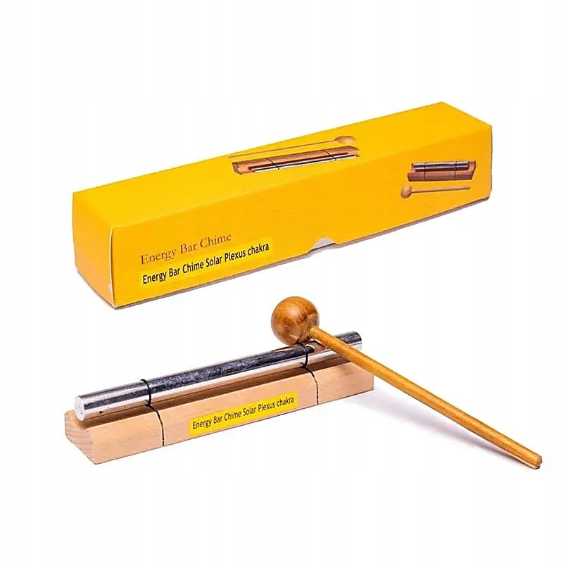 Meditační zvonek Sluneční čakra tón E zvuková terapie