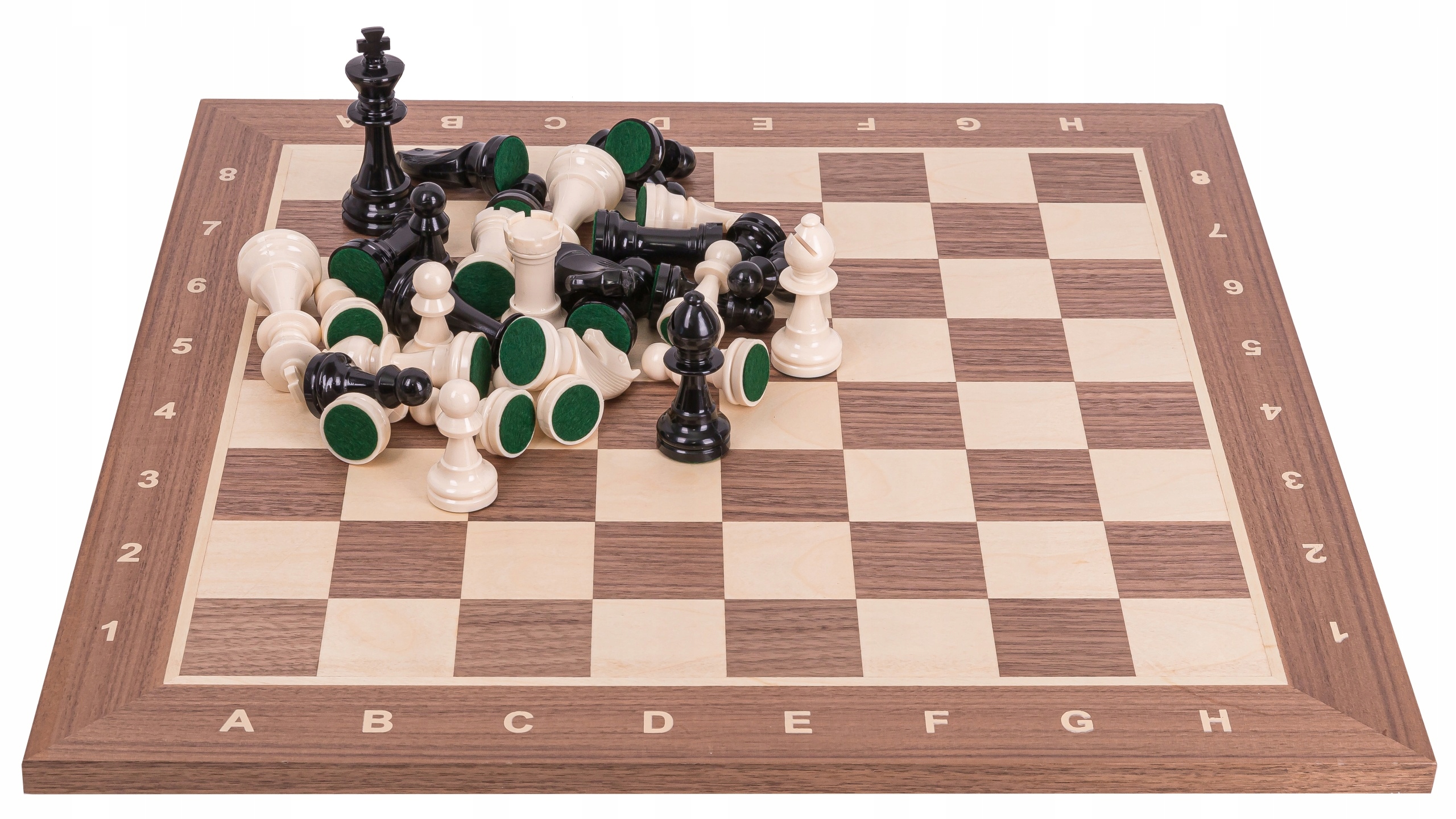 OUTLET Szachy drewniane TURNIEJOWE 5 ORZECH BASIC EAN (GTIN) 5902751362954