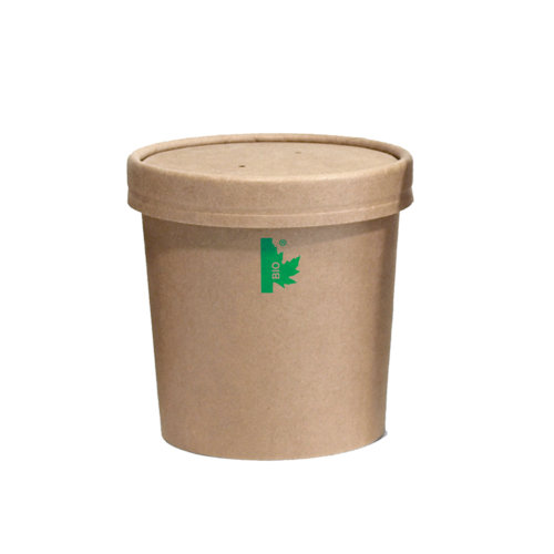 Bio nádoba s víčkem 350 ml, 50 Ks