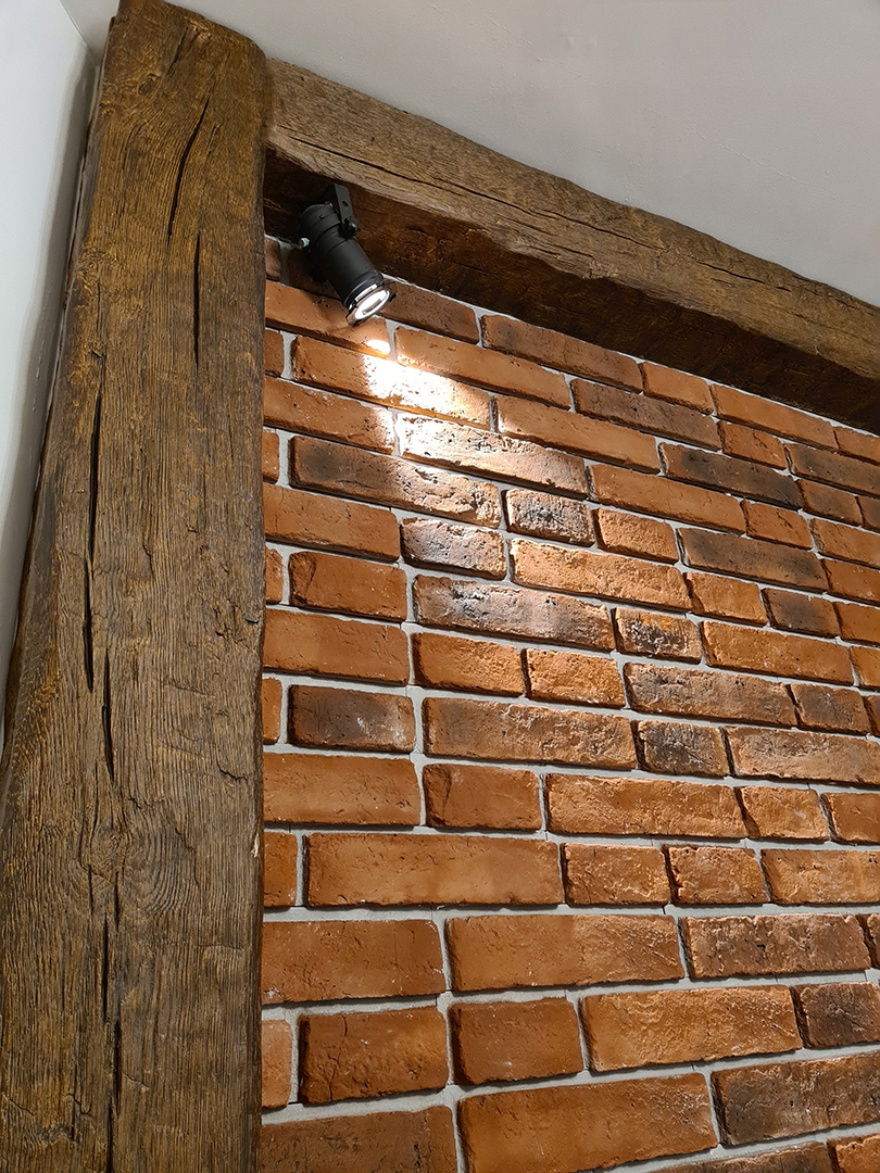 BELKI RUSTYKALNE Belka Rustykalna IMITACJA PRÓBKI Długość 0.25 m