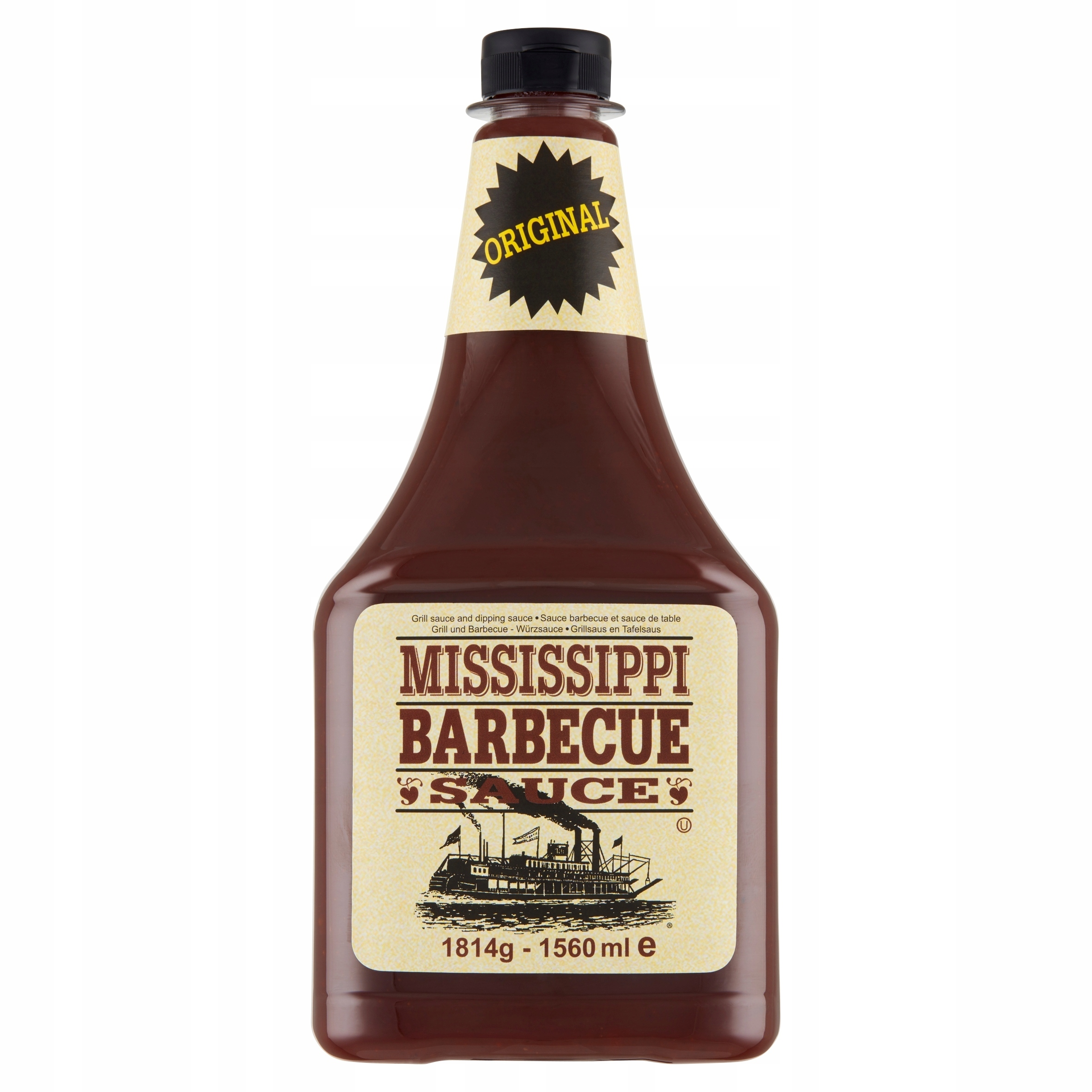 Omáčka Bbq barbecue Mississippi 1814g XXL