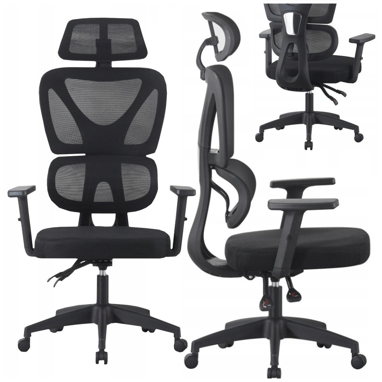 Fotel obrotowy TAVO czarny