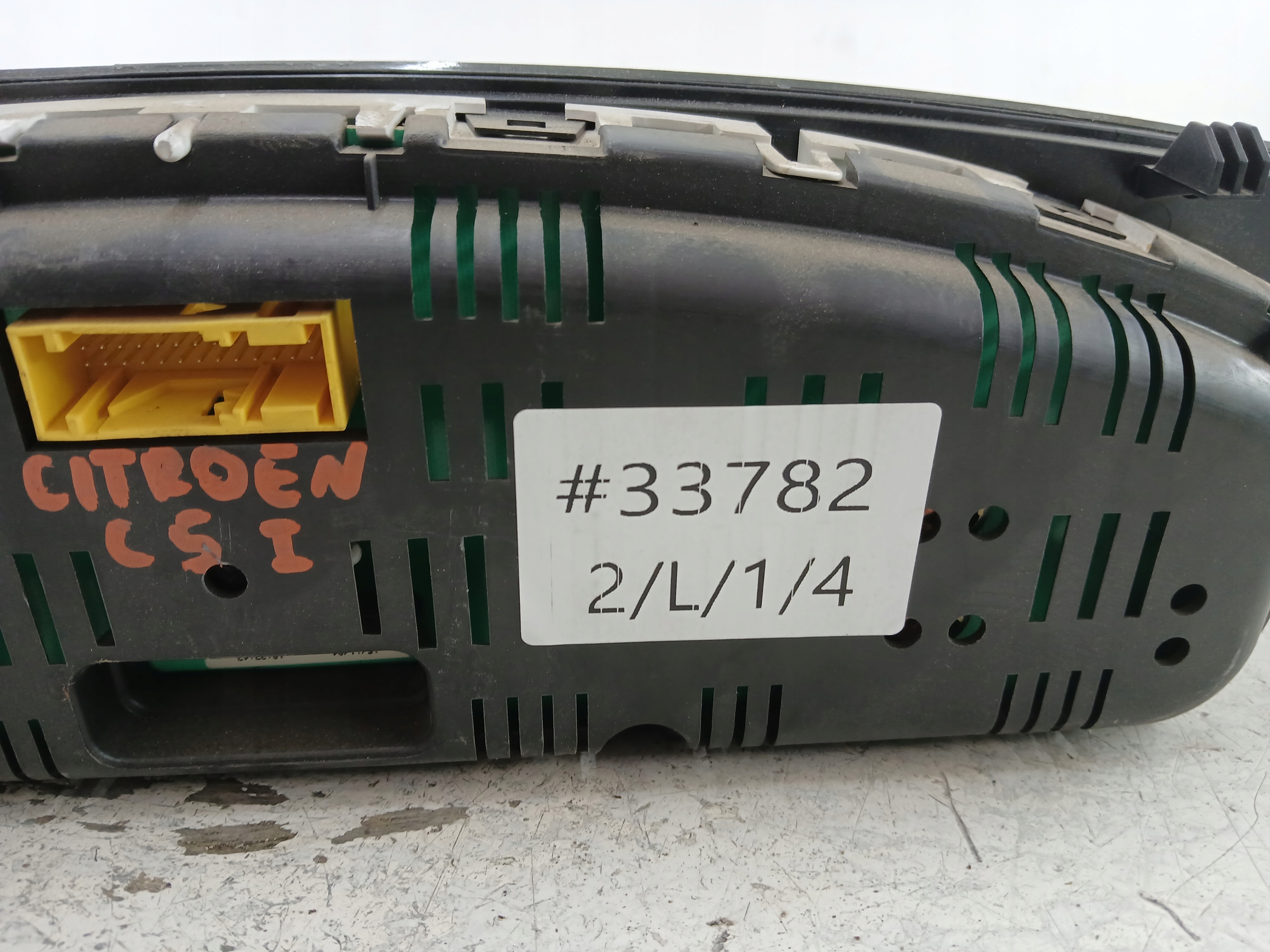 CITROEN C5 and 1.8 dials dials 9655608580
