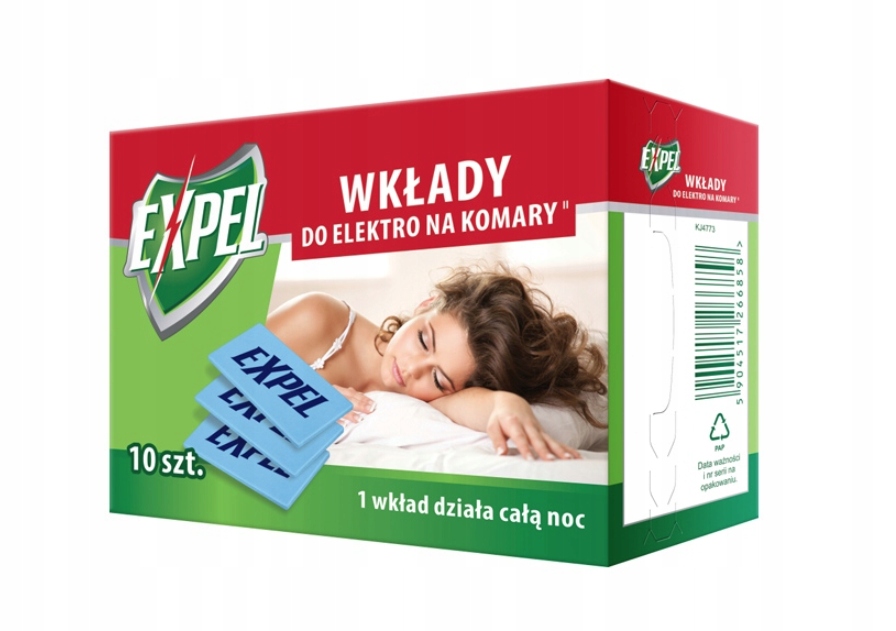 

Expel Elektrofumigator na komary wkłady 10 szt.