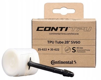 Continental Tpu dętka szosowa 700x25c 700x28c 700x30c 700x32c Oryginał Box