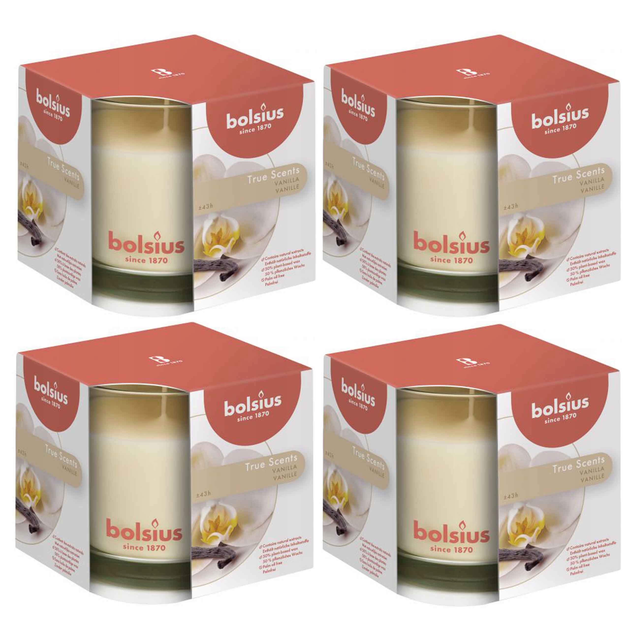 

Świeca zapachowa Wanilia Vanilla świeczka 4szt L