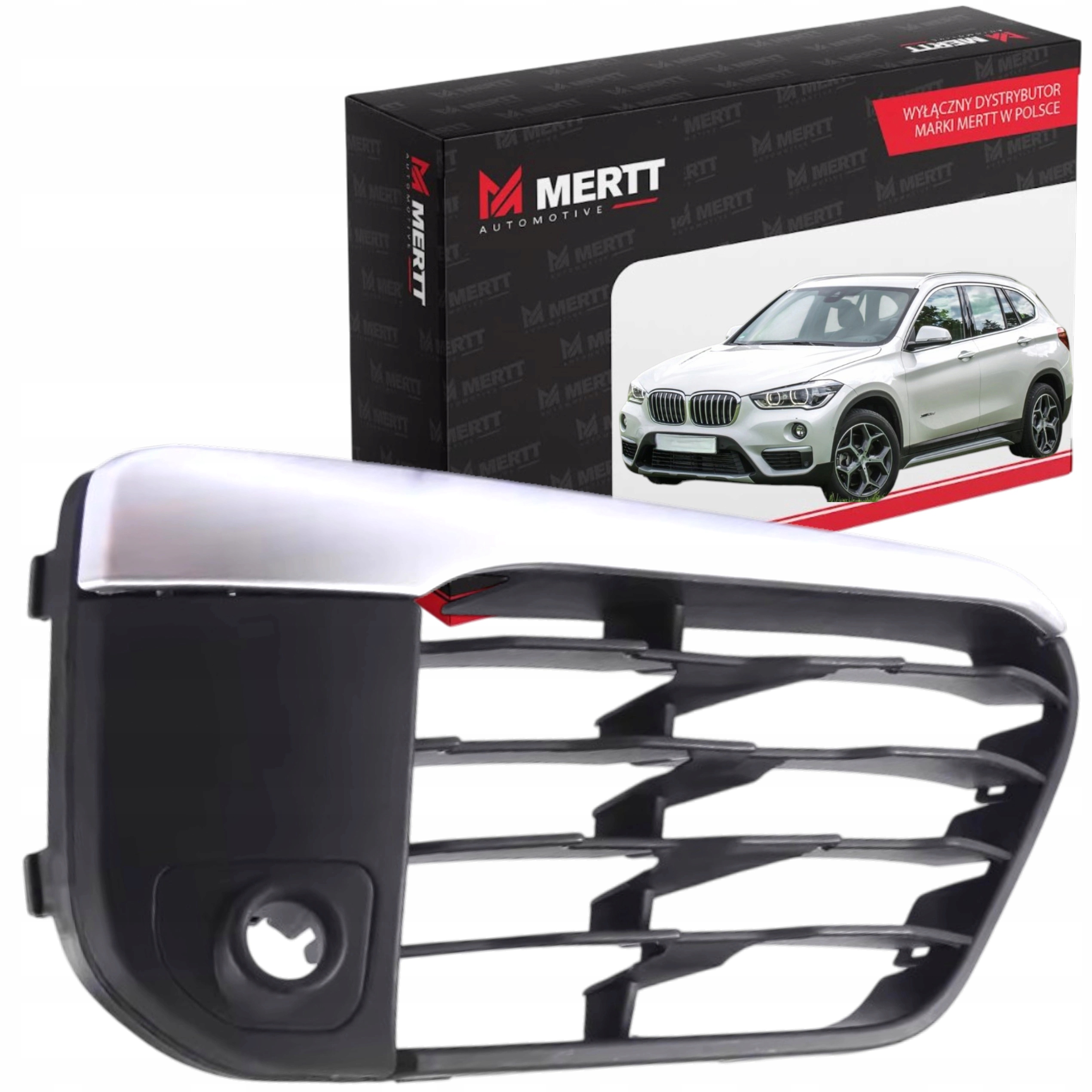 Atrapa Mřížka Krytka Nárazníku Pravá Stříbrná Pdc 51117453988 Bmw F48 2014-