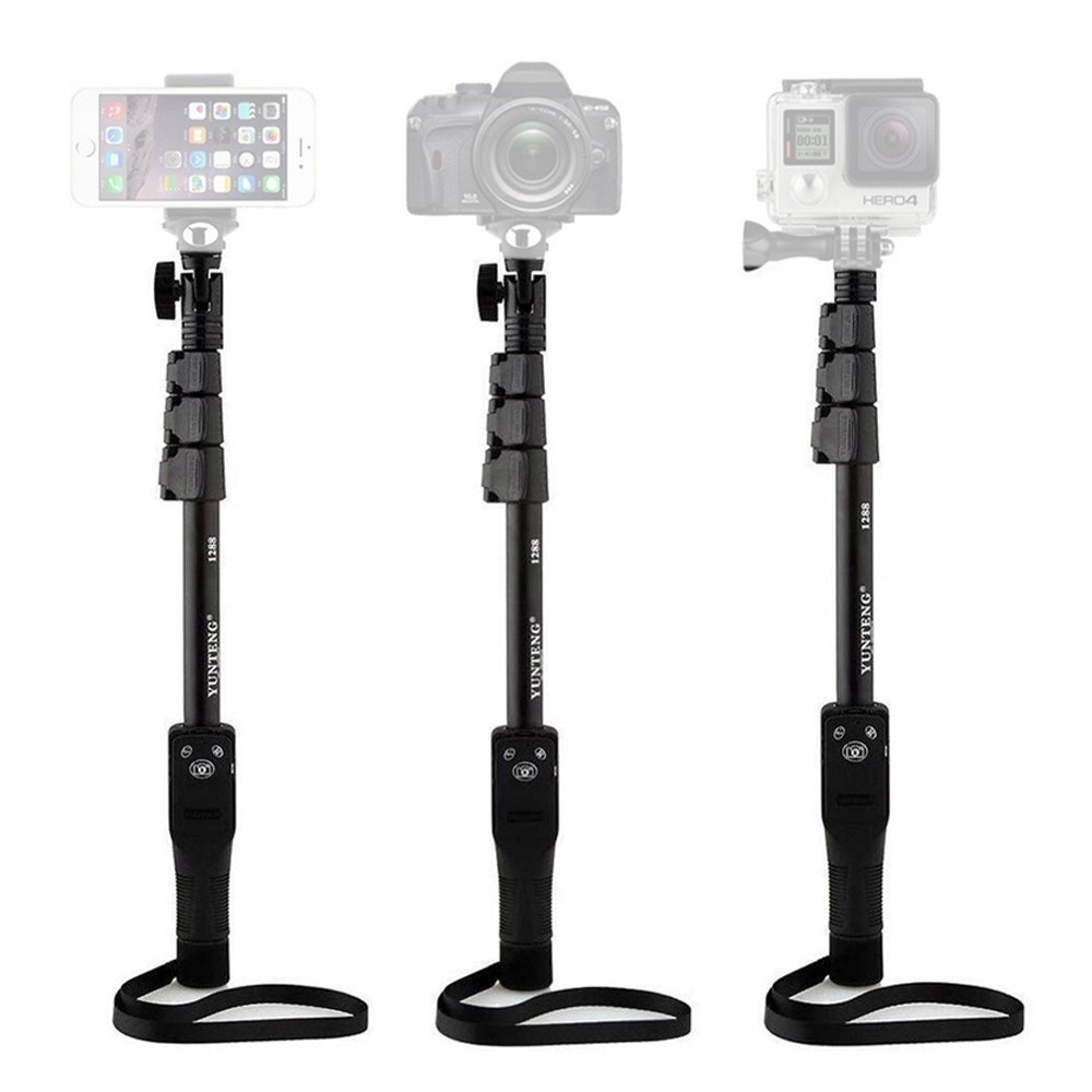SELFIE STICK MONOPOD kijek 125 cm + pilot BT Model ZX0132