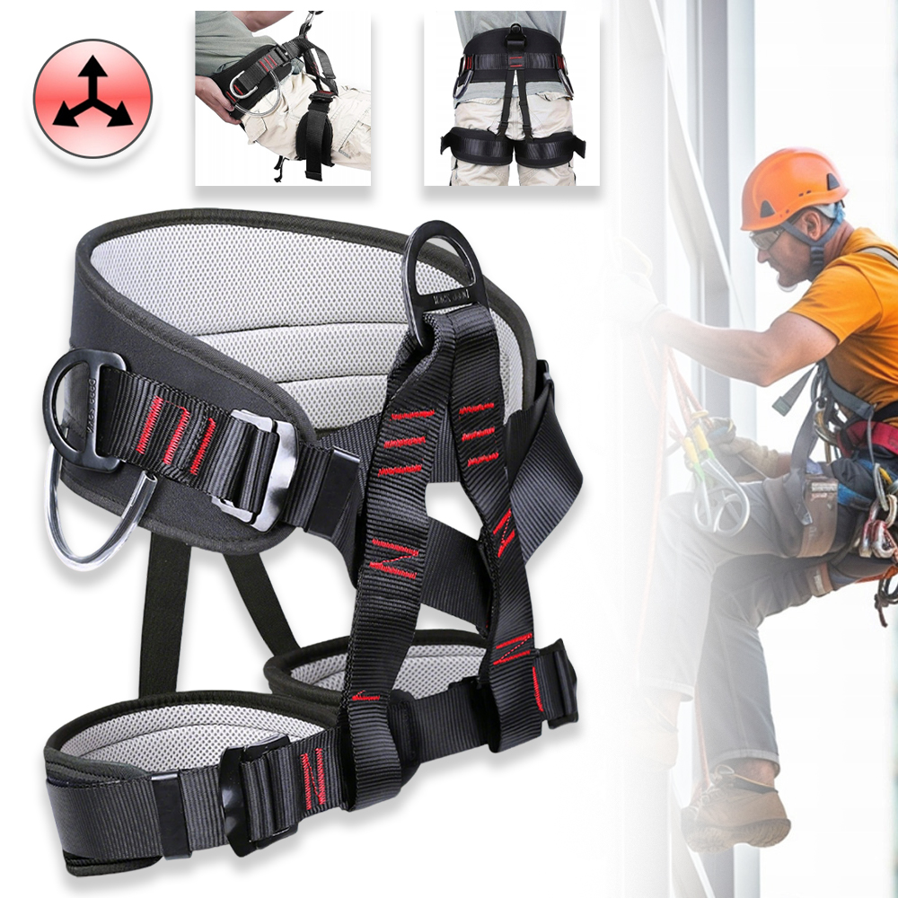 UPRZĄŻ WSPINACZKOWA PAS BEZPIECZEŃSTWA SPRZĘT DO WSPINACZKI NA DRZEWA 150KG