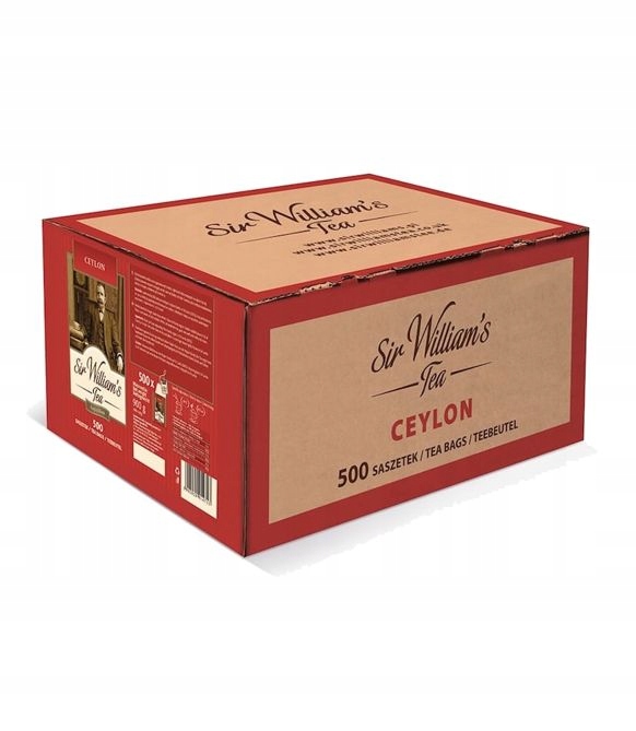Levně Čaj černý Sir Williams Tea Ceylon 500 x 1,8 g