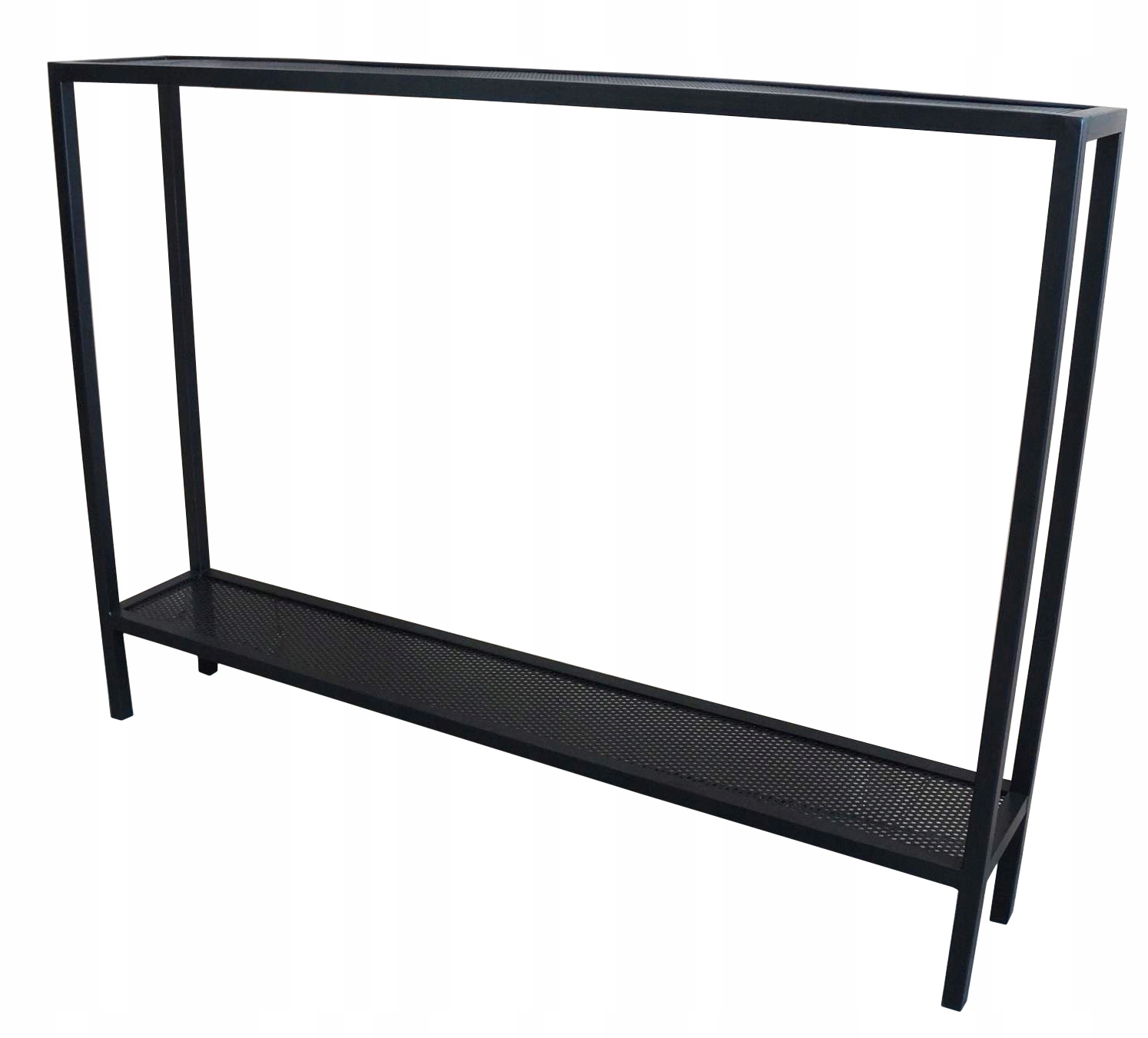 KONSOLA LOFT Z PÓŁKĄ 100 CM BLACHA IDUSTRIAL Głębokość mebla 25 cm