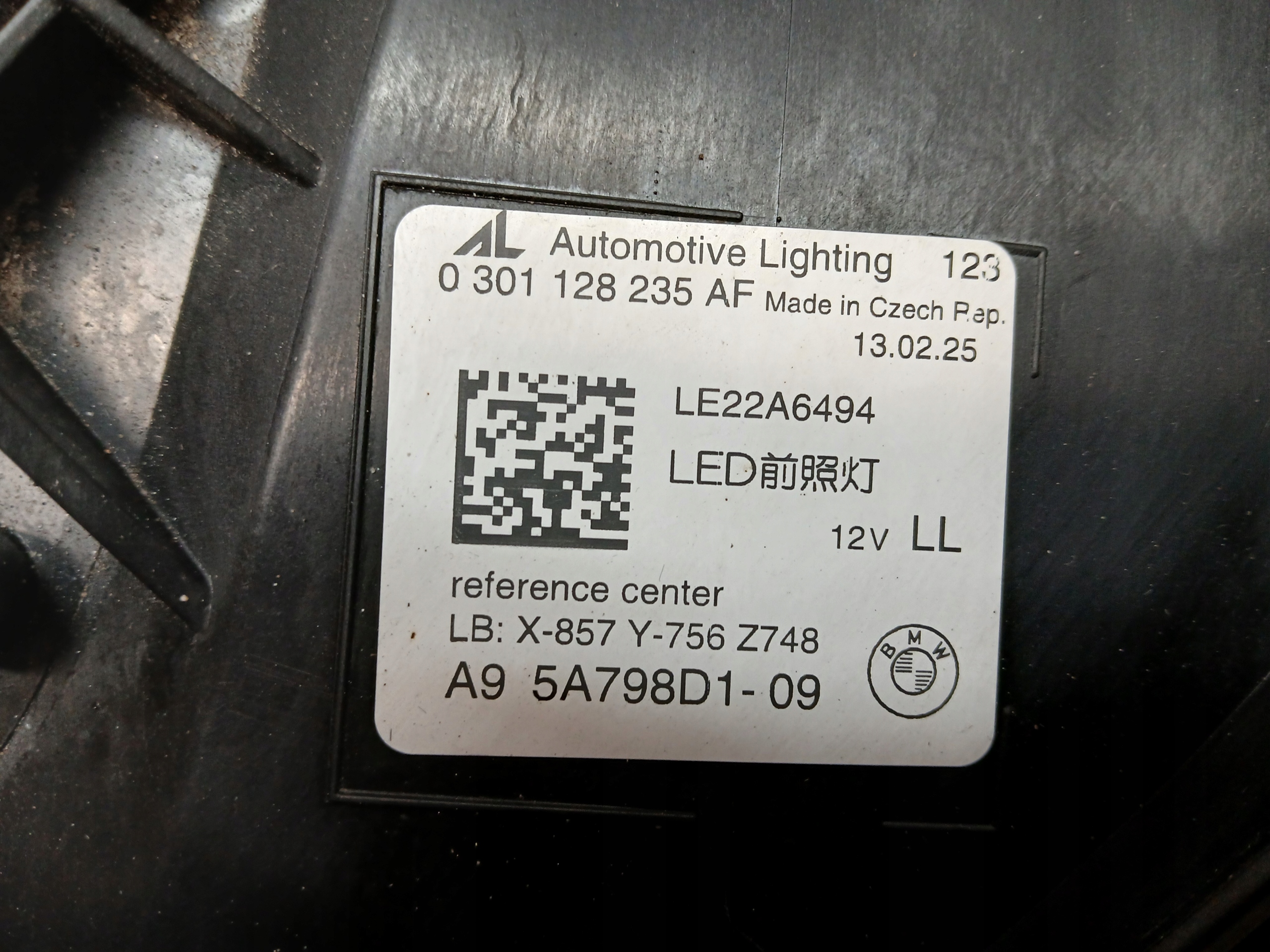 light front left BMW 5 V G60 FULL LED A9 5A798D1-09