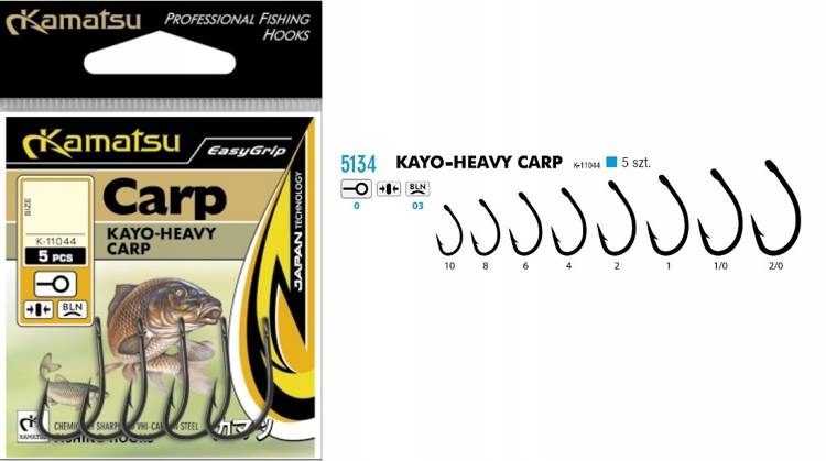 Haczyk Karpiowy Kamatsu Kayo Heavy Carp Rozmiar 2
