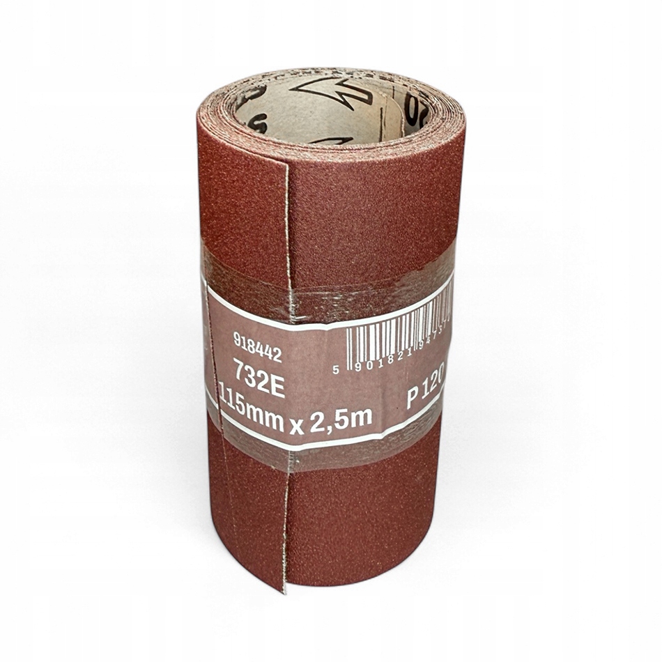Papier ścierny Starcke 732E rolka 115mm 2,5m P120 do drewna metalu szpachli