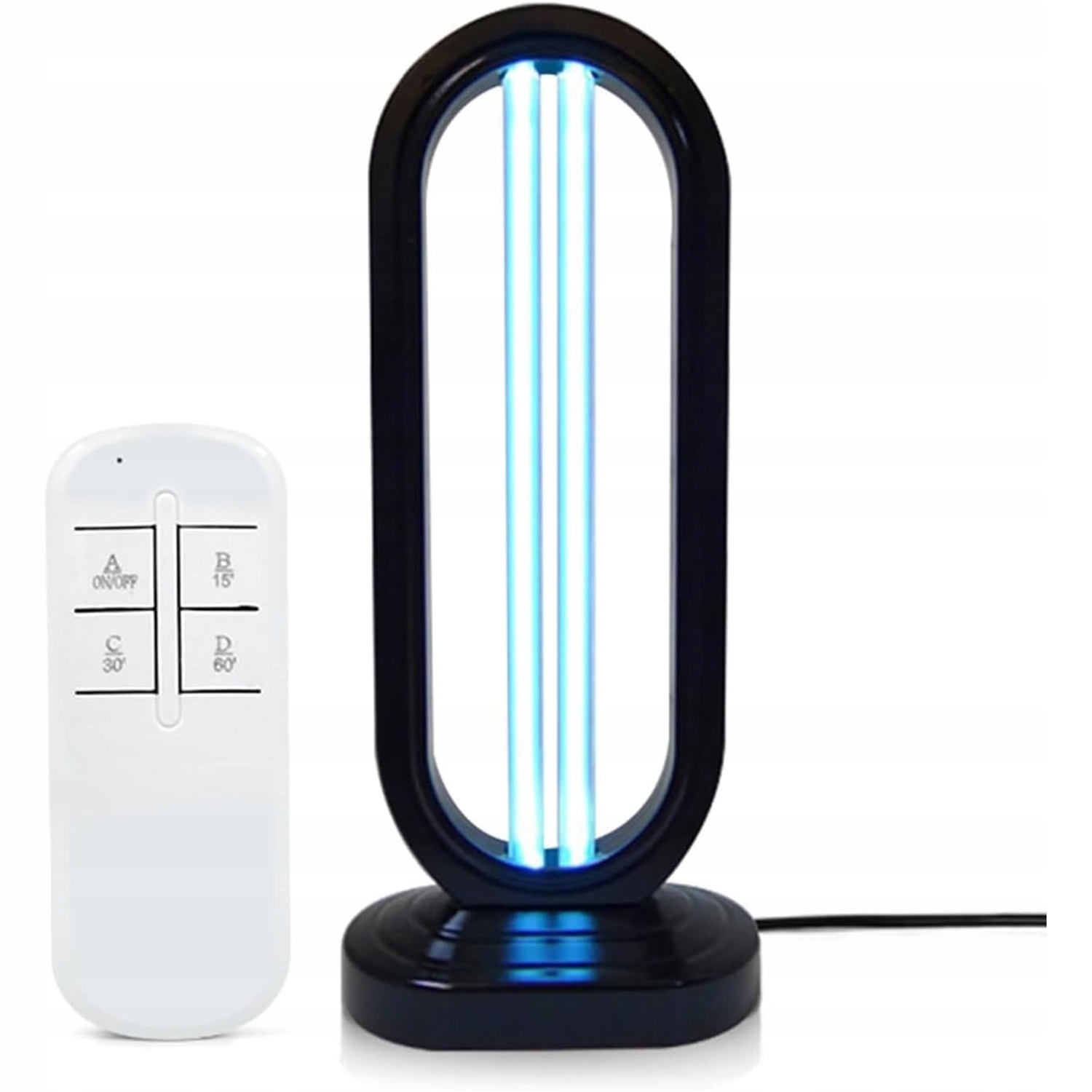 Lampa Uv Bakteriobójcza Uv-c 38W Z Ozonem Sterylizator 40M² Pilot 15-60MIN