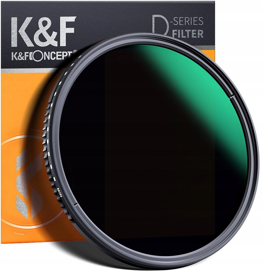 Filtr Nd 3-1000 šedý 67 mm Nastavitelný Fader MC Nano D K&f ND3-ND1000