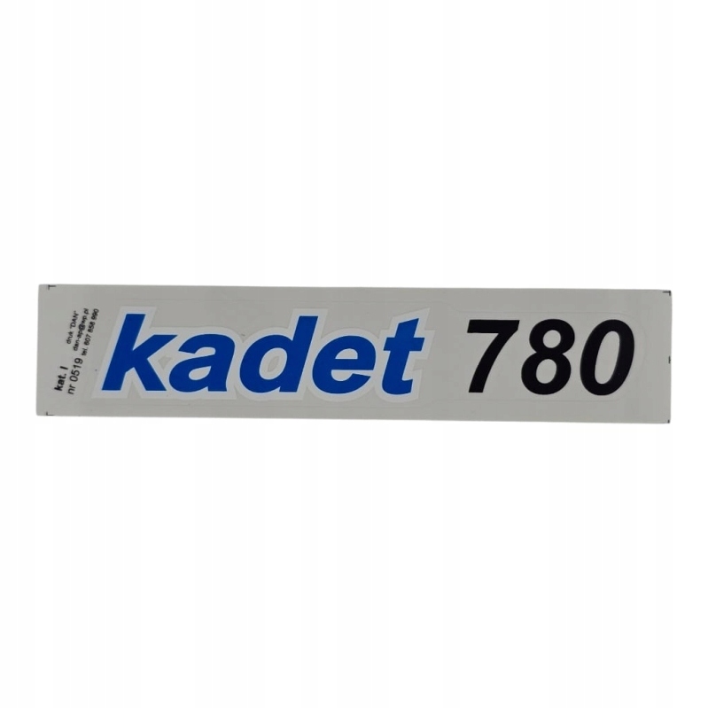 Naklejka na osłonę nóg Romet Kadet 780 niebiesko czarna Hq Pl