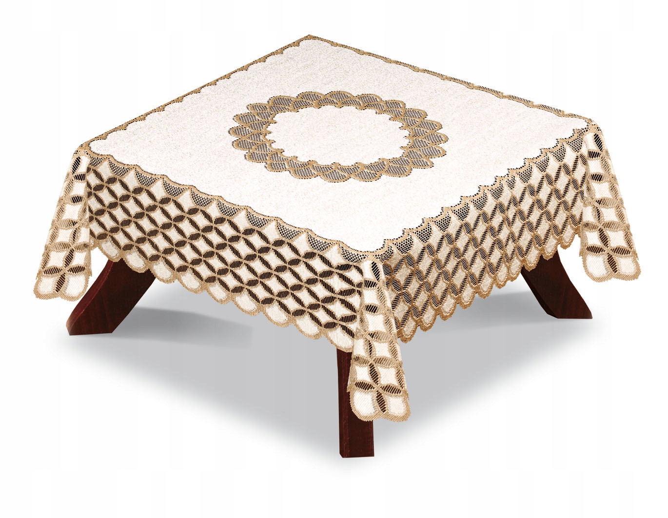 

Obrus Żakardowy Kwadrat Lniany/beż 22239 100x100CM