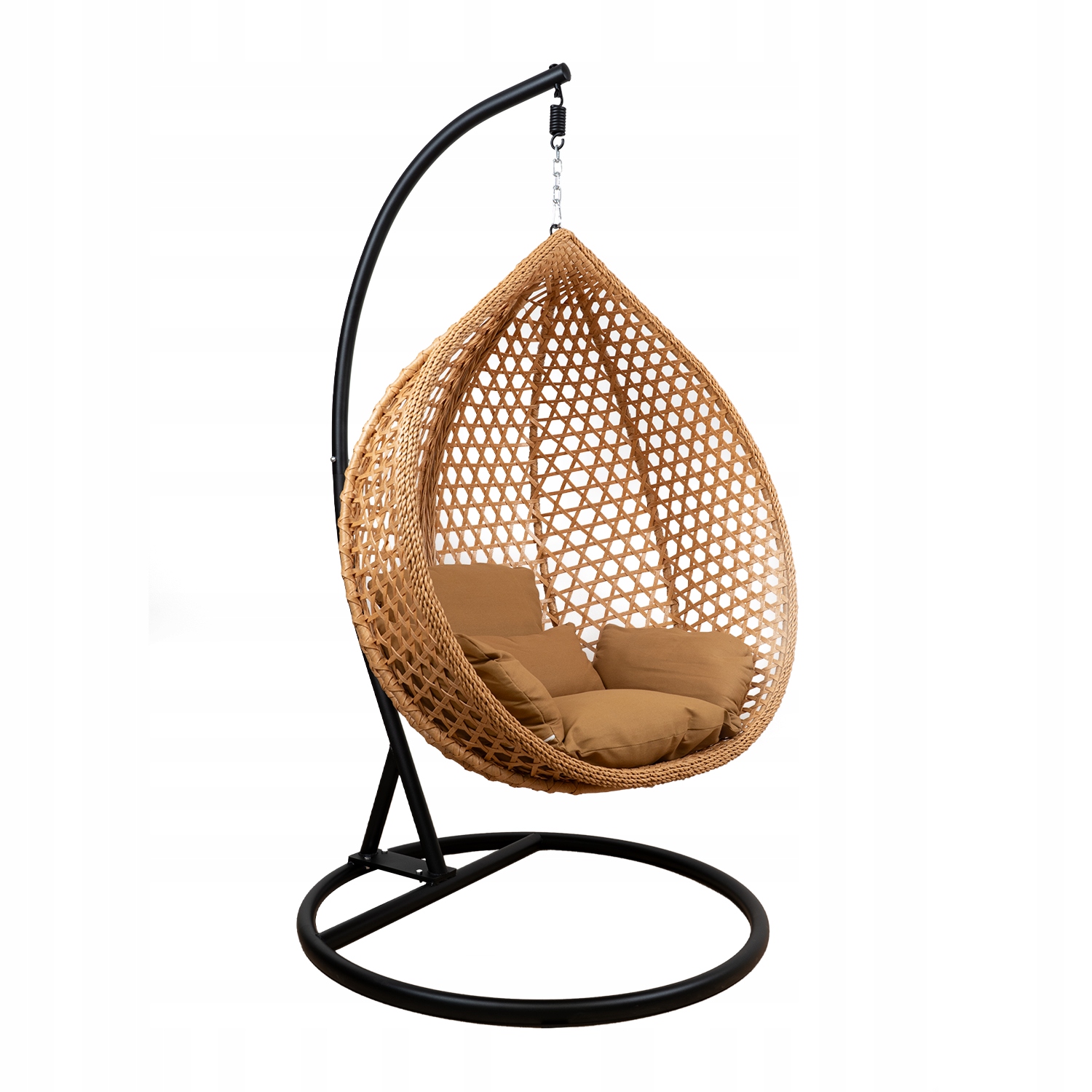 Skládací závěsné houpací křeslo Houseland Bliss XL béžové