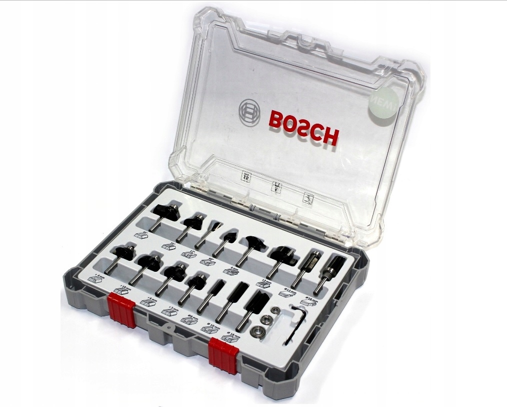 Sada Fréz 15 Ks MIX Držák 6 MM