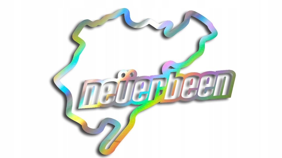 

Naklejka Neverbeen Nurburgring holograficzna