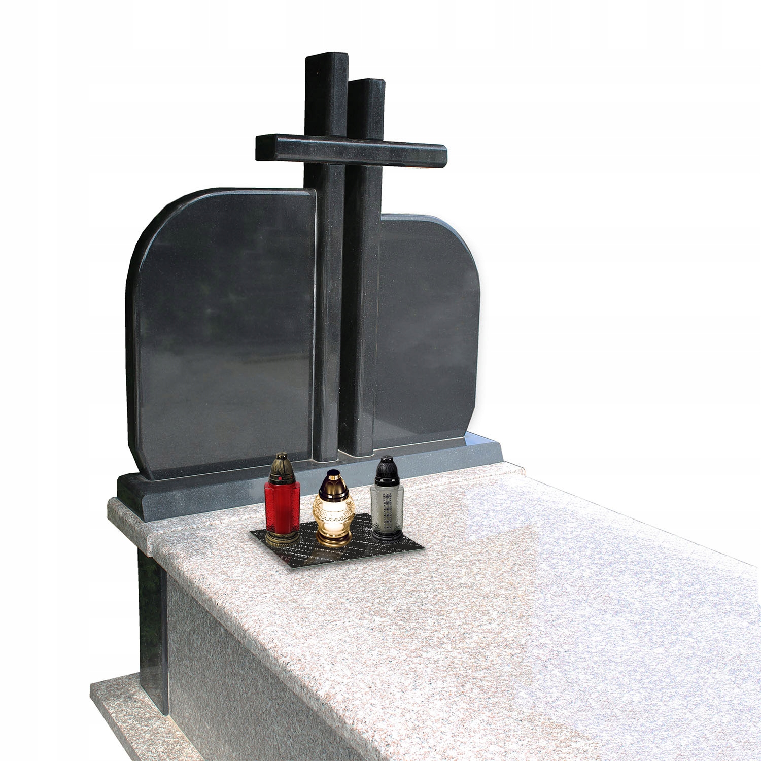 Podstawka POMNIK ZNICZ Szkło Hartowane ze wzorem 30x22cm Odporne na ZIMNO Marka TMK ArtDeko