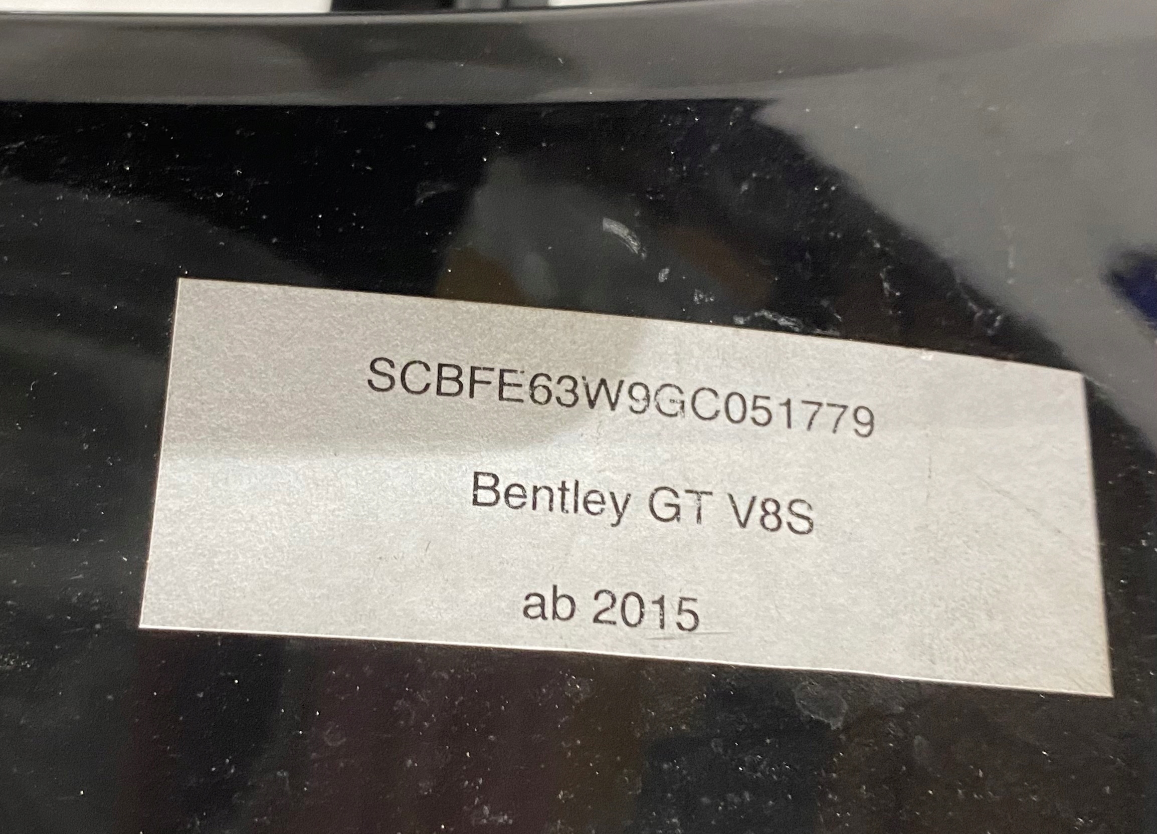 BENTLEY CONTINENTAL GT V8S front bumper