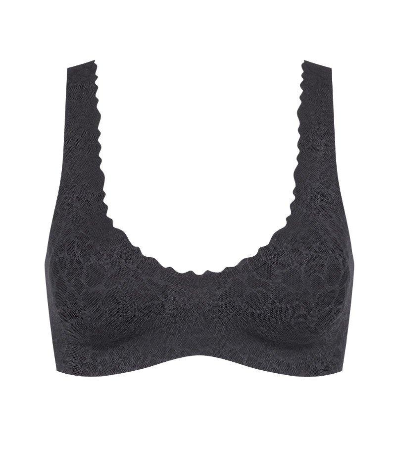 Podprsenka sloggi Zero Feel Lace 2.0 Bralette Černá Xs Stanik Braletka
