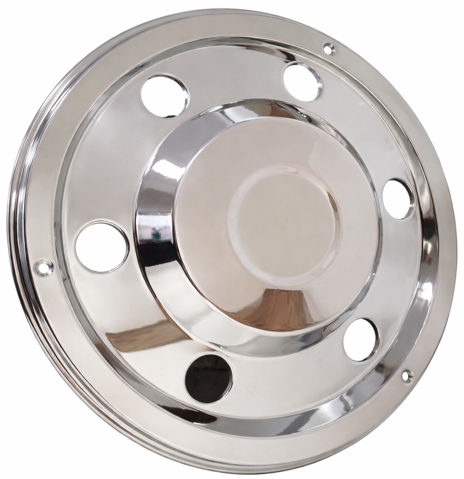 Poklice Poklice 17,5 Plochý Chrom Nerez Tir Daf Renault Mercedes Iveco