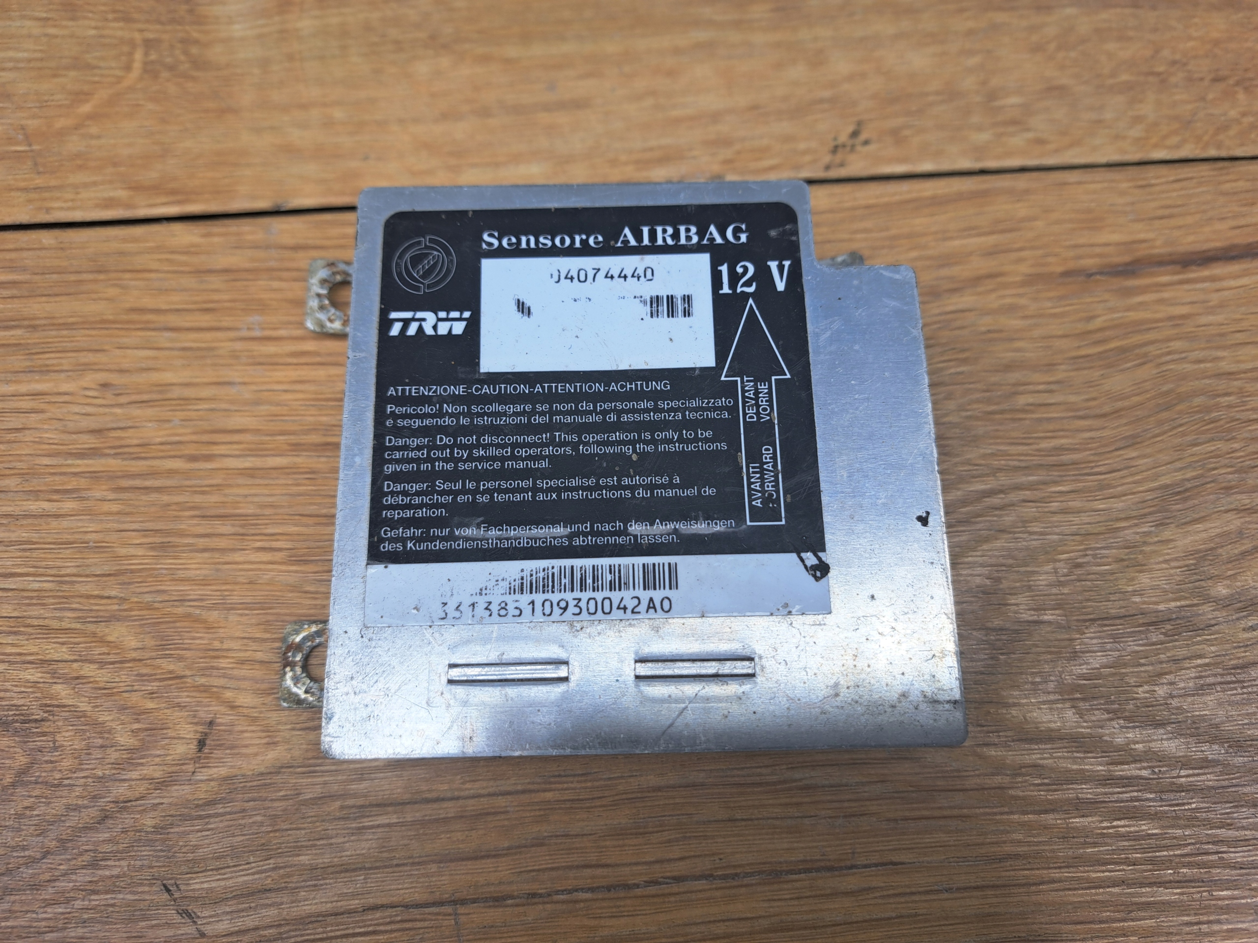 IVECO DAILY III 99- MODUŁ SENSOR AIRBAG 504074440