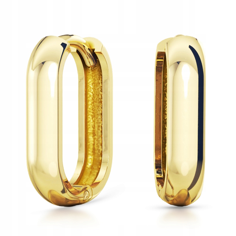 Złote Kolczyki Klasyczne Złoto 585 14K L619