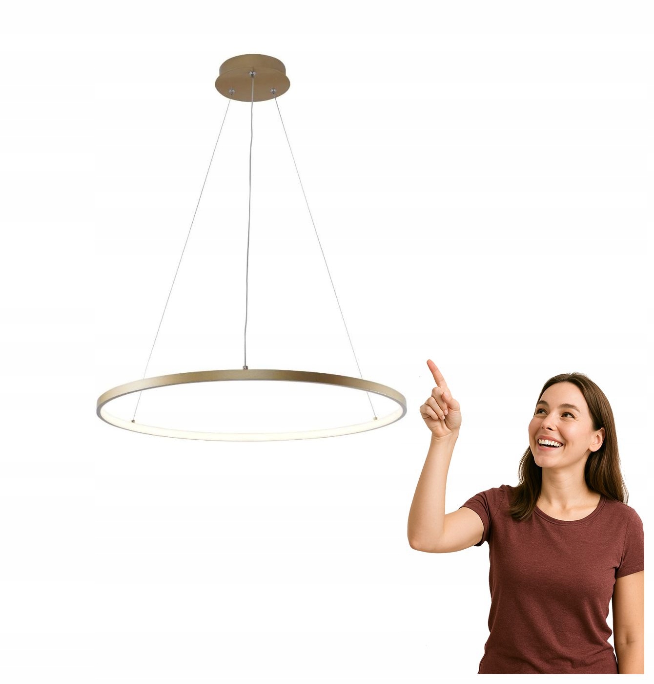 Závesná Led lampa 28W Breno 2023201-GD60 Zuma Line