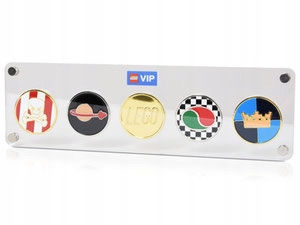 Lego Monety kolekcjonerskie komplet Vip plus ramka