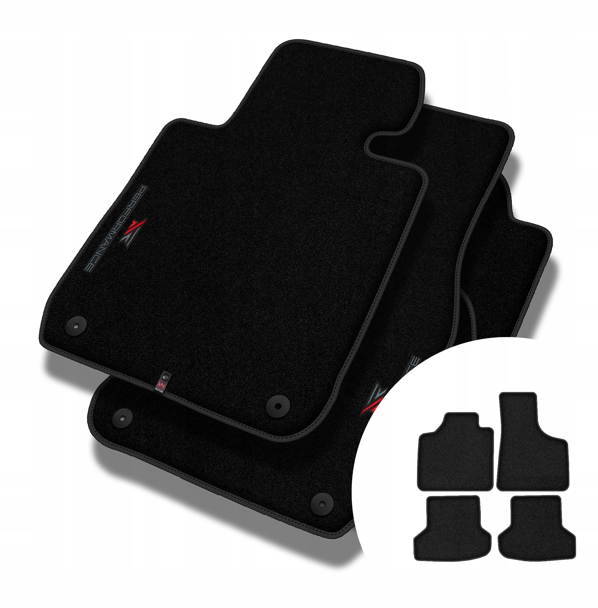 Velúrové koberčeky Performance Premium pre Audi A3 8P 2003-2013