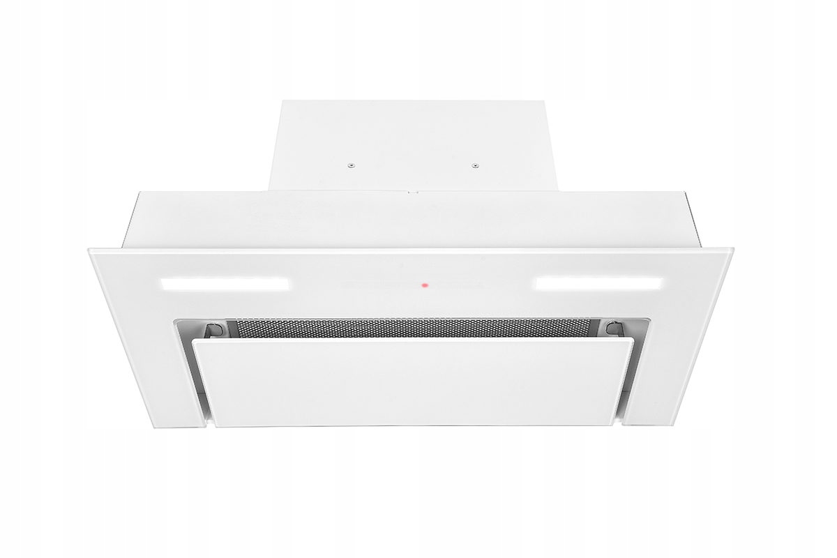 Okap Ciarko HTH G-Box Stripes 55 WH białe szkło