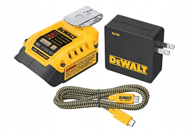 Комплект для зарядки USB DeWalt DCB094K-QW