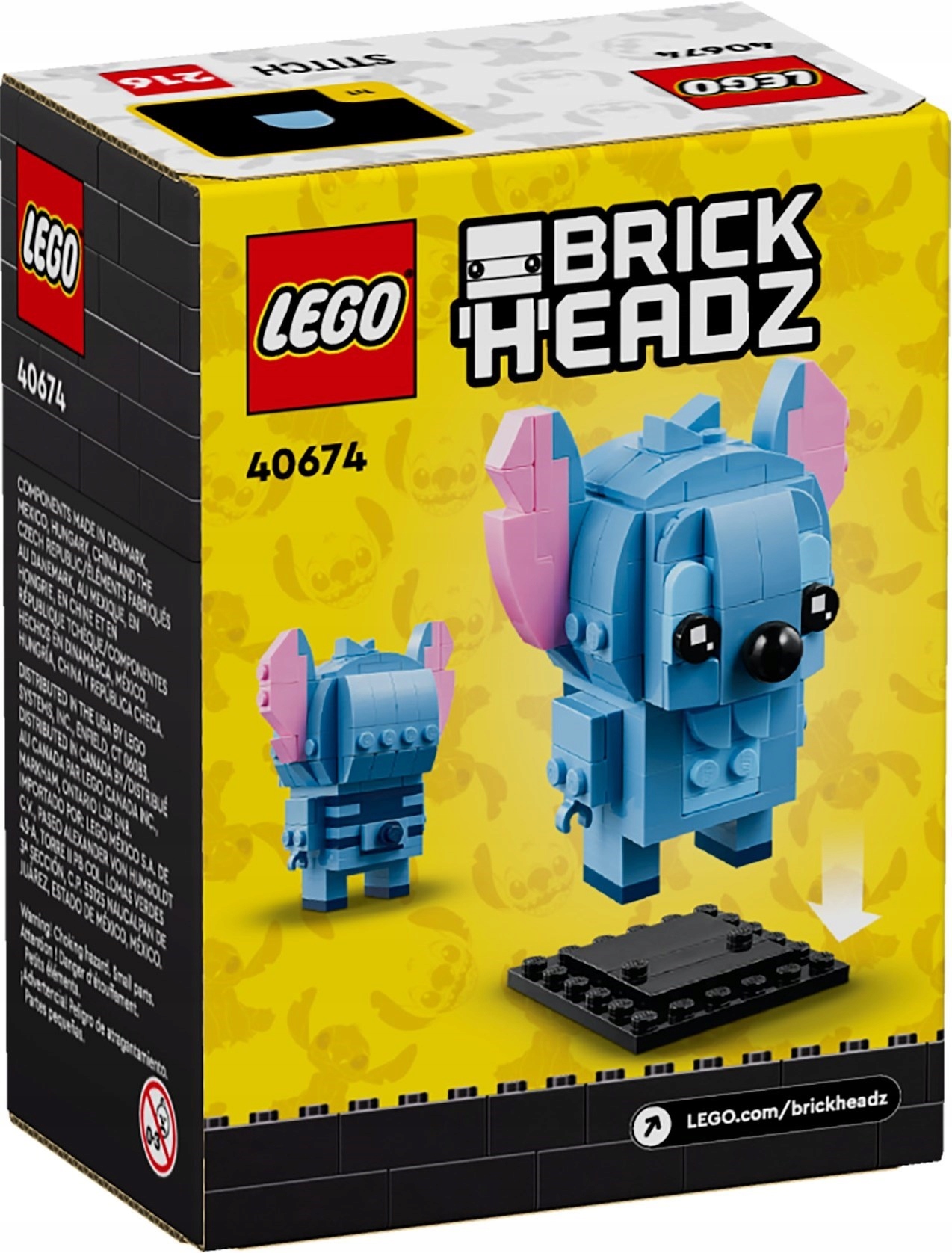 LEGO 40674 BrickHeadz STITCH - nowe Numer produktu 40674