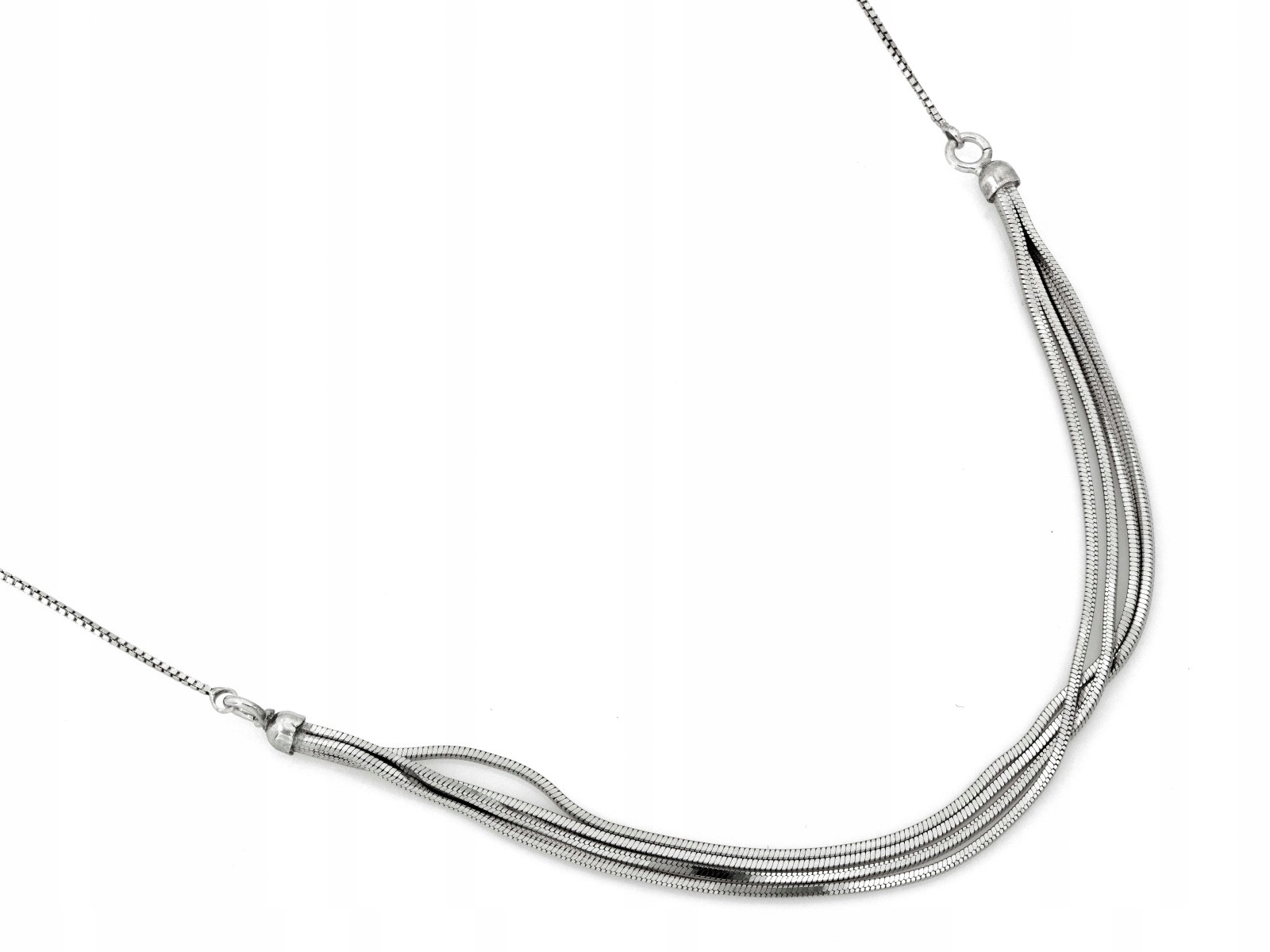 Stříbrný řetízkový náhrdelník snake 925, váha 4.14 g, velikost 45